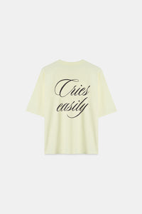 Yellow Graphic Oversized T-Shirt