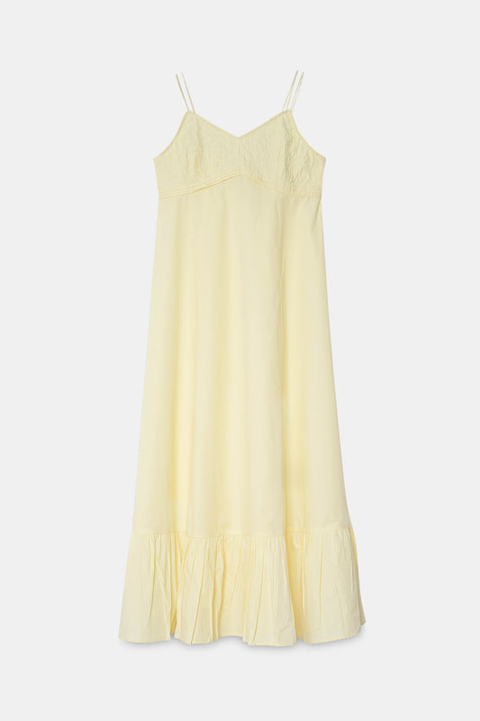 Yellow Panelled Maxi Dress