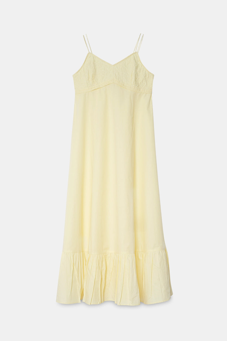 Yellow Panelled Maxi Dress