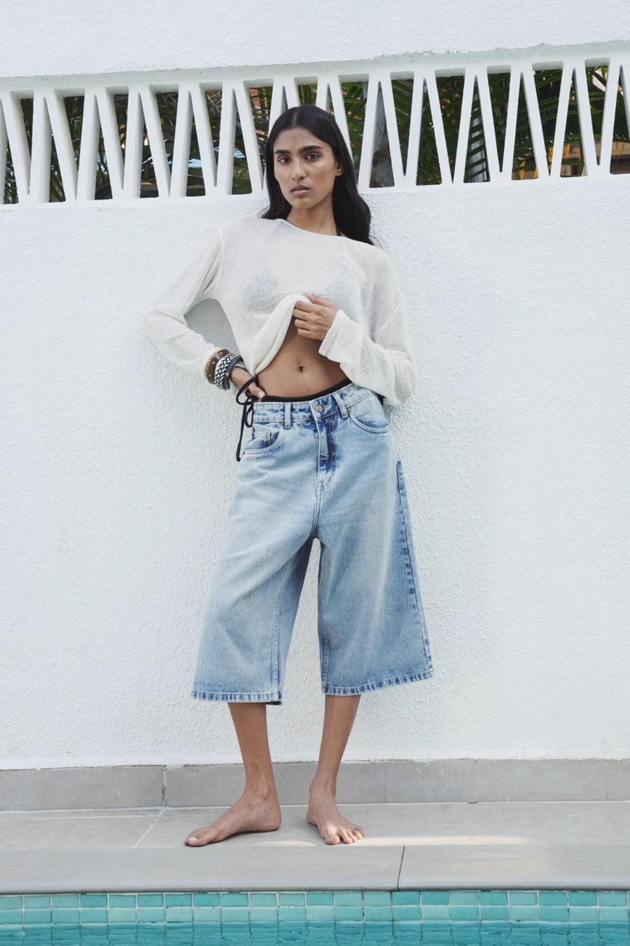 Light Blue Jort