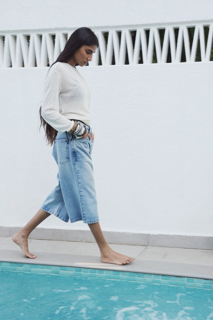 Light Blue Jort
