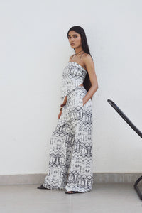 Black Printed Cotton Co-ord Set