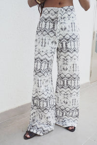 Black Printed Cotton Co-ord Set