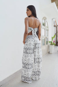 Black Printed Cotton Co-ord Set