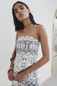 Black Printed Cotton Co-ord Set