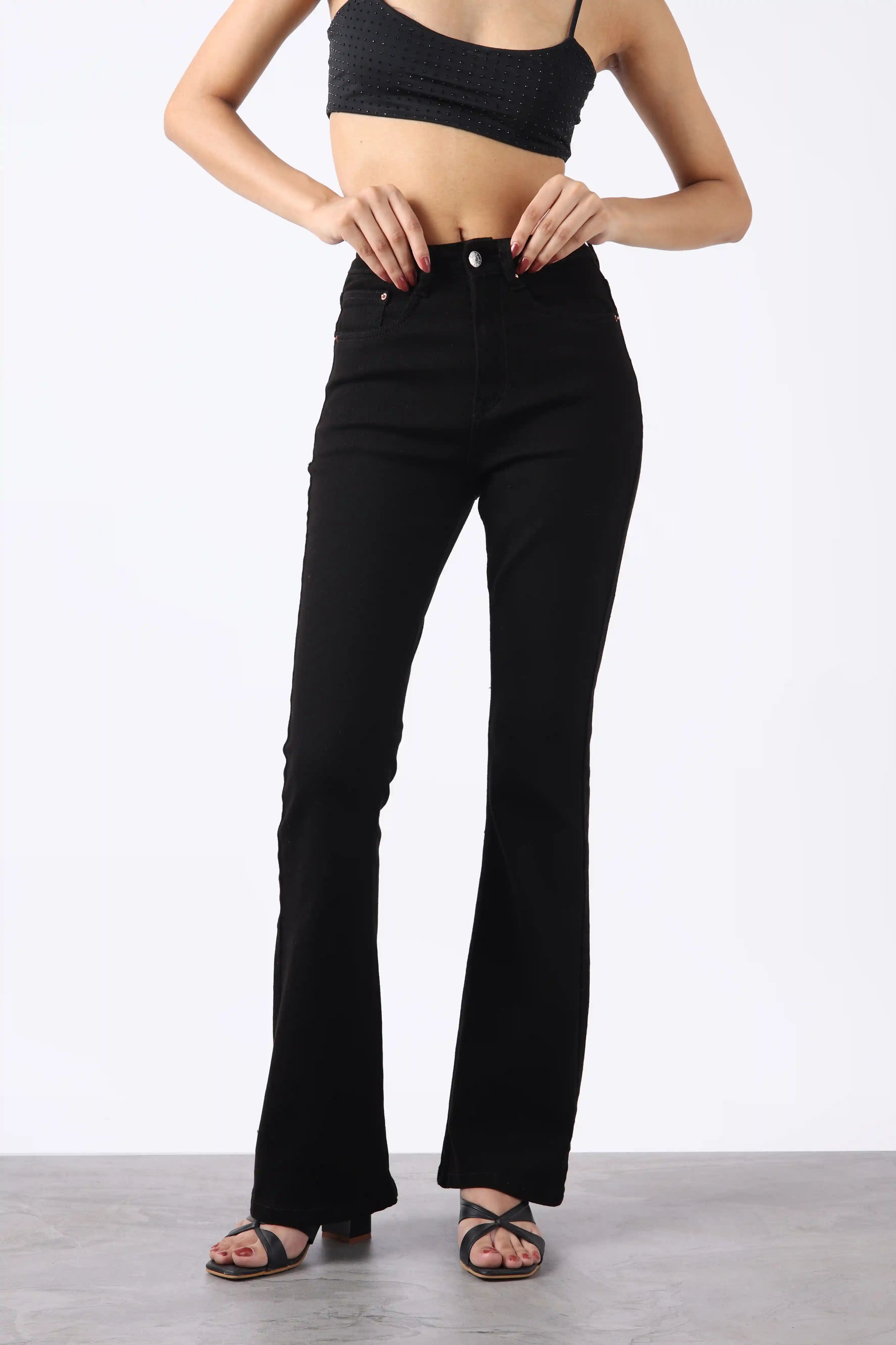 Black Boot Cut Jeans