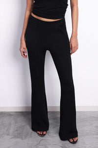 Black Boot Cut Trouser