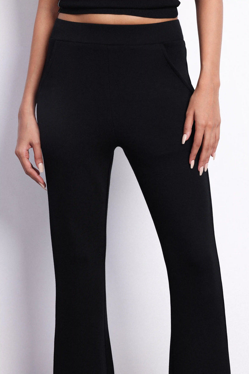 Black Boot Cut Trouser