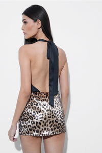 Cheetah Print Mini Skirt