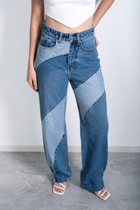 Patchwork II Straight Fit Jeans