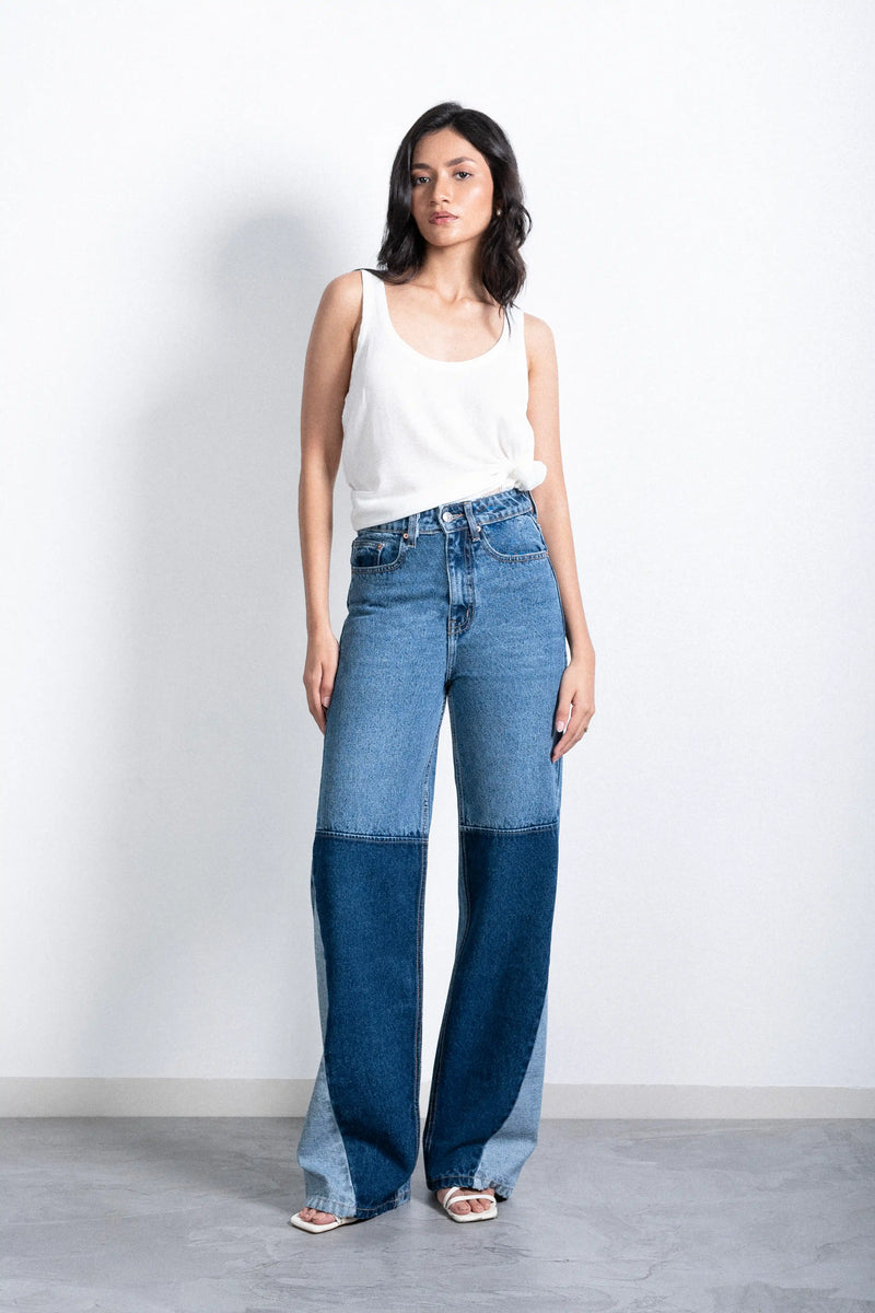 Patchwork III Straight Fit Jeans