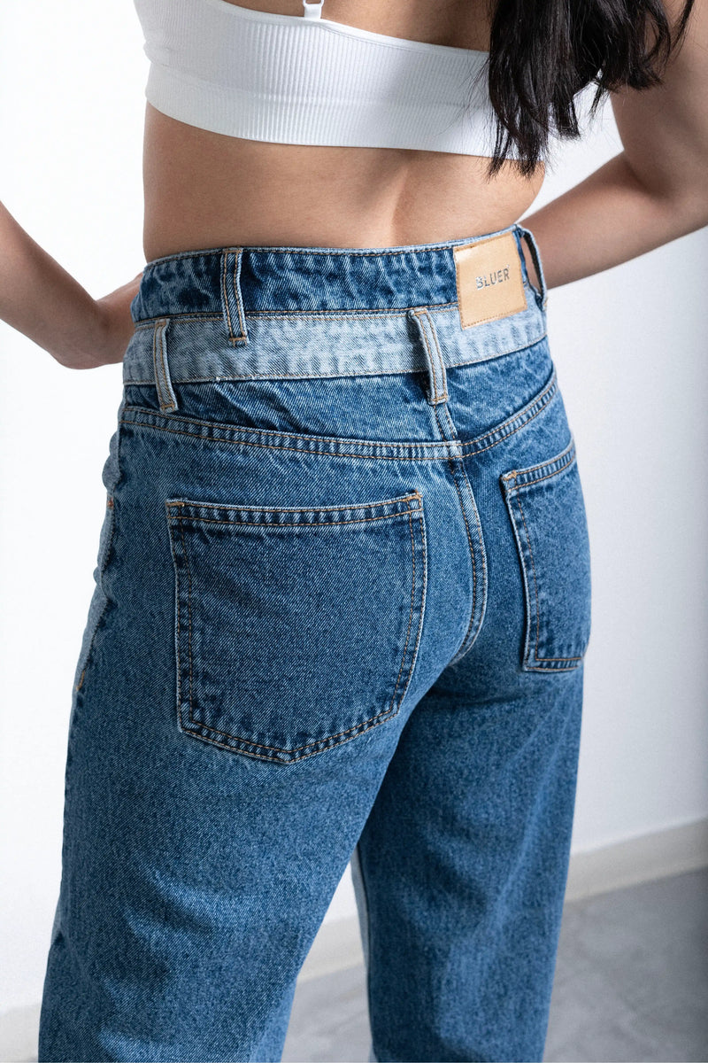 Patchwork IV Straight Fit Jeans