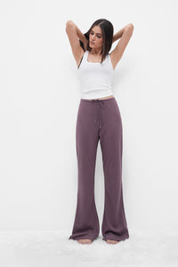 Mauve Flared Joggers