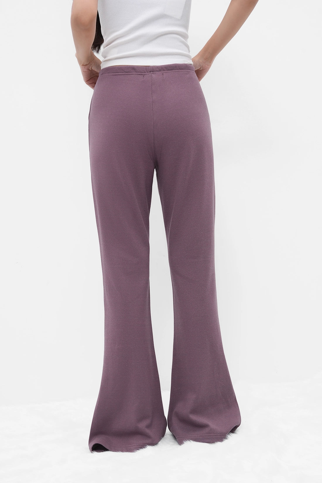 Mauve Flared Joggers