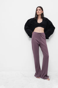 Mauve Flared Joggers