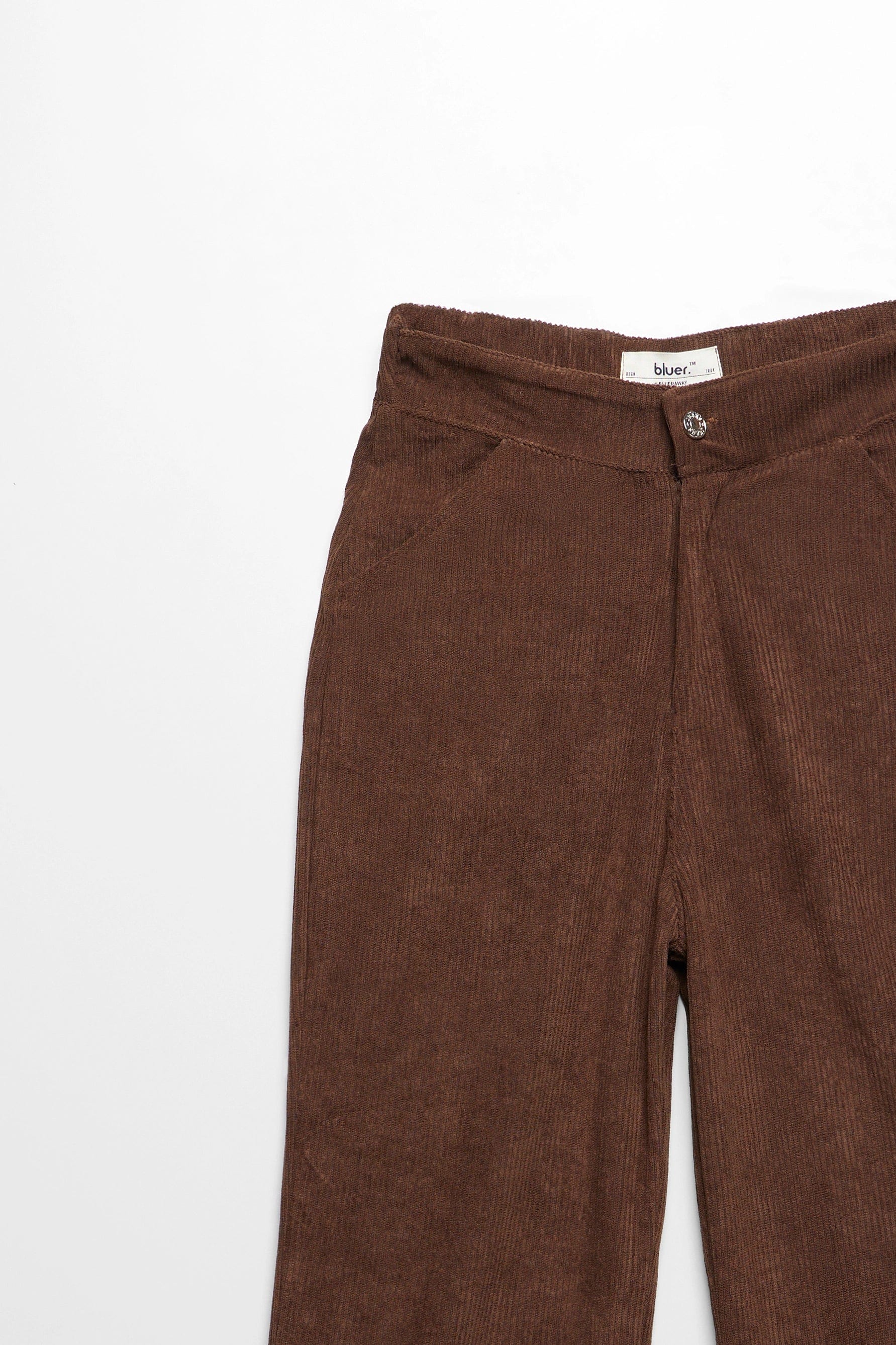 Brown Corduroy Pants Bluer