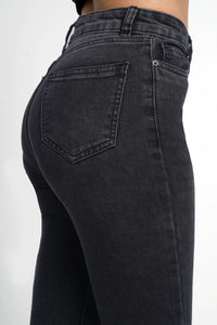 Charcoal Skinny Fit Jeans Bluer