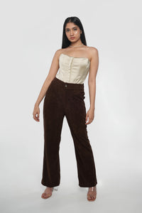 Brown Corduroy Pants Bluer