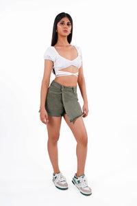 Sage Green Skorts Bluer