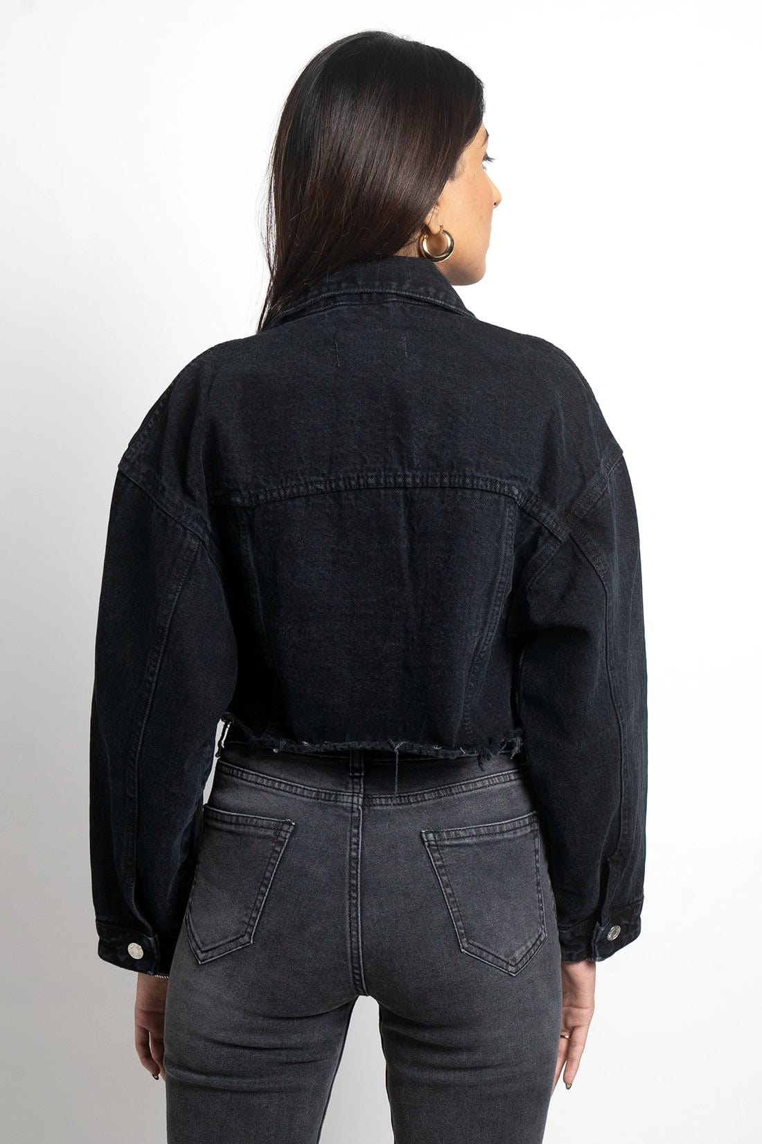Black Denim Western Jacket | New Look