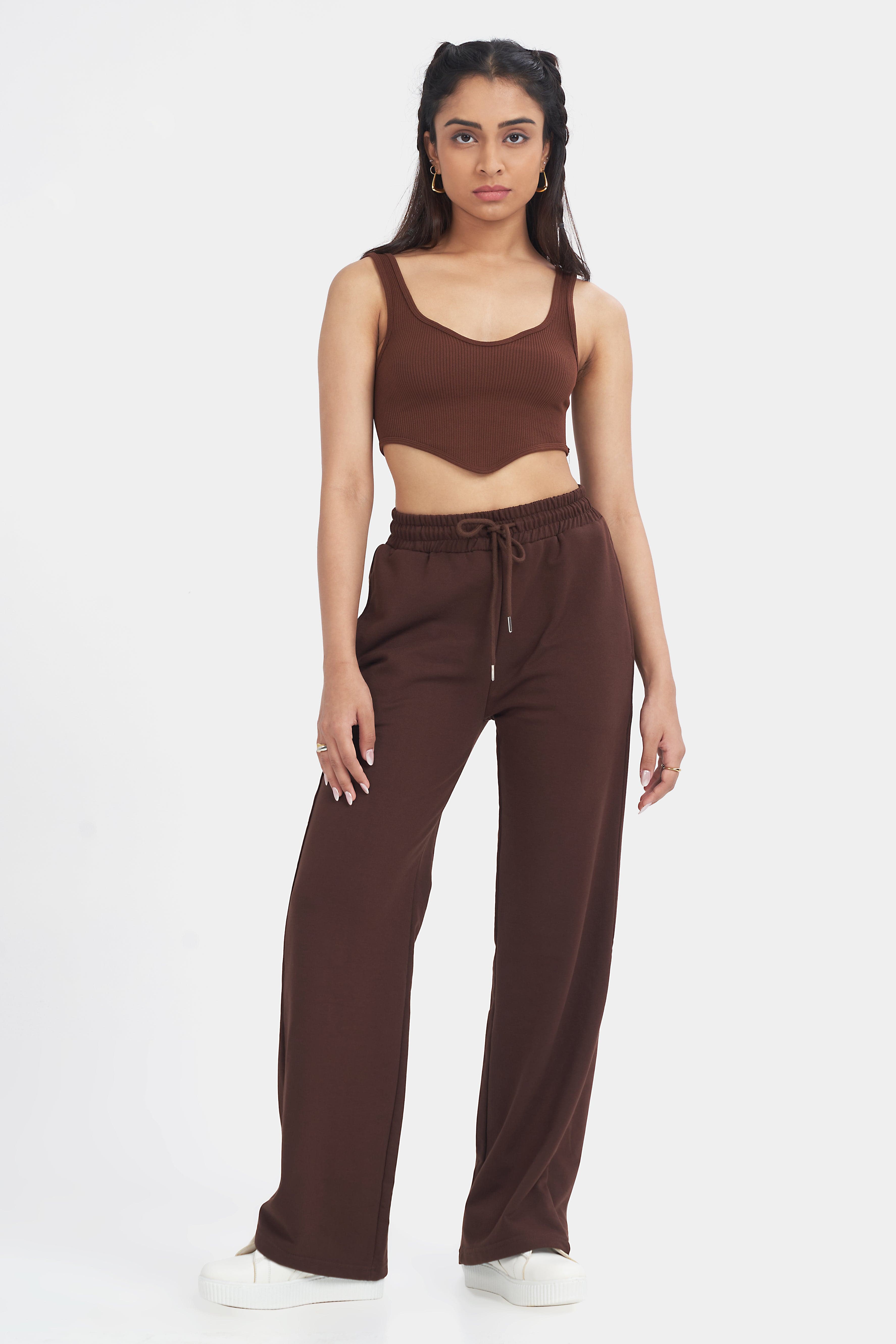 Mocha Brown Sweatpants Bluer