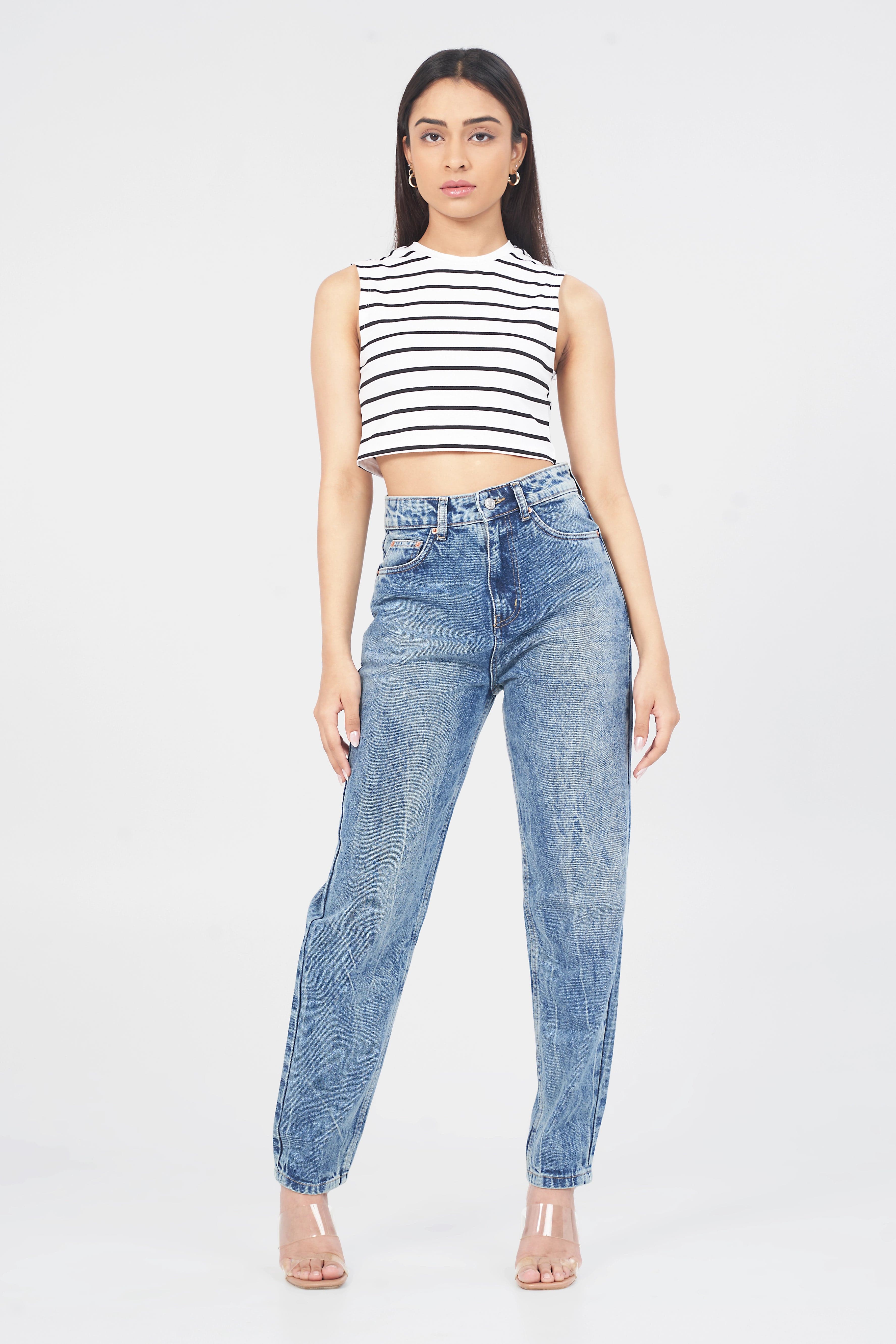 Jeans mom online fit